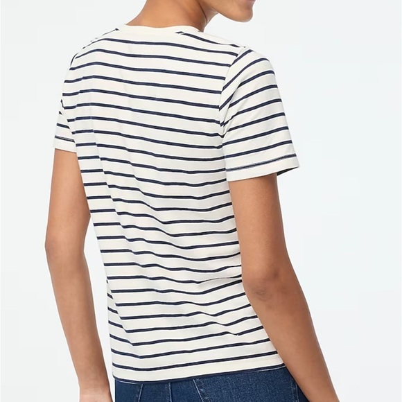 J crew Striped sequin-embellished tee - Picture 3 of 5